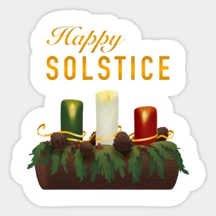 Happy Solstice Sticker